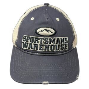 Sportsman's Warehouse Snapback Trucker Hat Gray One Size Embroidered